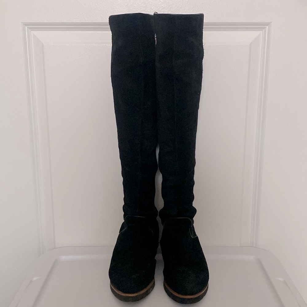 SARTO by Franco Sarto Black Suede Over the Knee Boots - Women’s Size 8